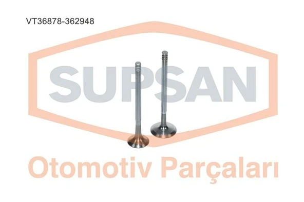 SUPSAN SUBAP TAKIM FIAT PALİO-GRANDE PUNTO 1.2-1.4 16V STARJET 95HP  (ENG. 843 A1.000) 16 SUBAP - LPG'ye Uy umlu ürün görseli 1