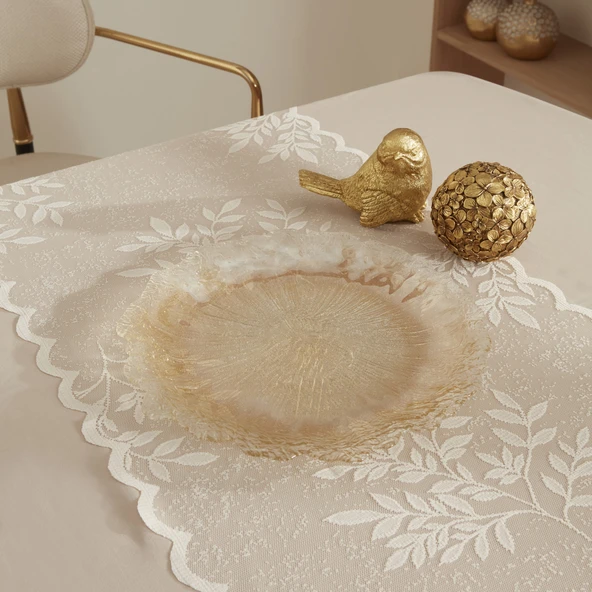 Karaca Home Gemma Dekoratif Tabak Amber 33 cm ürün görseli 1