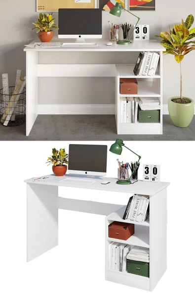 Decormet Bahar Çalışma Masası Beyaz ürün görseli 1