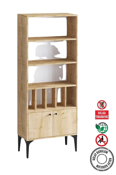 Decormet Pollux Kitaplık Dec0032 - Resim 9