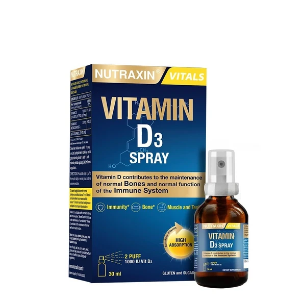 Nutraxin Vitamin D3 1000 IU 30 ml ürün görseli 1