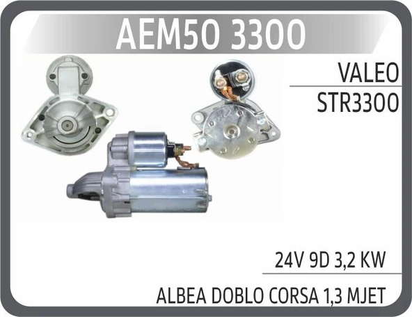 AEM MARS MOTORU FIAT ALBEA DOBLO CORSA 1,3 MJET 9 DIS 1,3 K ürün görseli 1