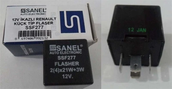 SANEL FLAŞÖR 12V PEUGEOUT + - C.R KARSAN ORJ ürün görseli 1