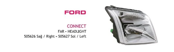 AYFAR FAR SAĞ FORD CONNECT 01- (MOTORU ÜZERİNDE) ürün görseli 1