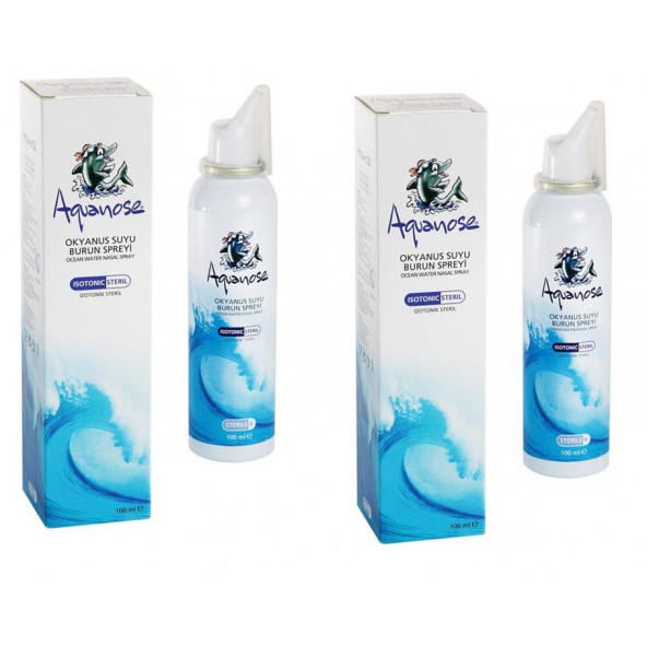 Aquanose Okyanus Suyu Burun Spreyi 100 ml x 2 Adet ürün görseli 1