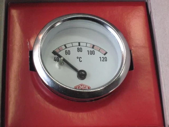 SİMGA HARARET SAATİ BÜYÜK 2 M. İKAZLI 63 MM  SM.TH6301002 ürün görseli 1