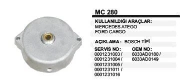 REMARK MARŞ ARKA KAPAK MERCEDES ATEGO / FORD KARGO BOSCH TİP ürün görseli 1