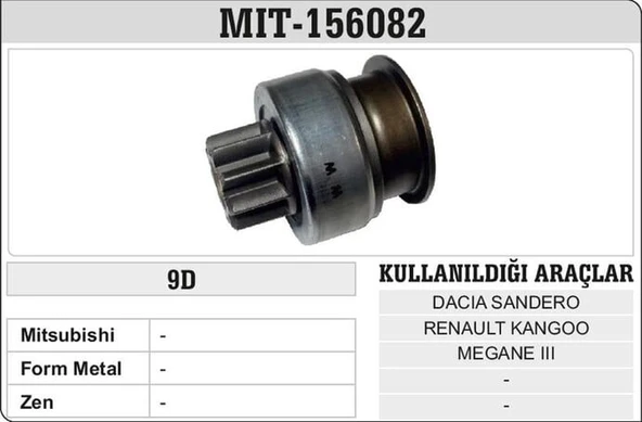 REMARK MARŞ DİŞLİSİ MITS.T KANGO/MEGANE/DACIA SANDERO 2003-> ürün görseli 1