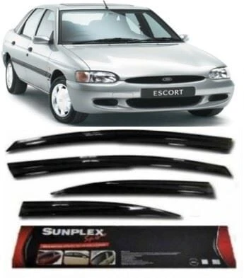 SUNPLEKS CAM RÜZGARLIĞI FORD ESCORT 1993-2000 ÖN-ARKA SPORT STYLE ürün görseli 1