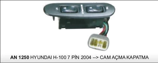 DODO CAM KALDIRMA ANAHTARI ÇİFTLİ HYUNDAI H100 7P. 04-> AN818 - AN1250 ürün görseli 1