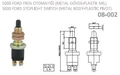 AKSA FREN MÜŞÜRÜ 5000 FORD (METAL GÖVDE -PLASTİK MİL) ürün görseli 1