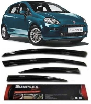 SUNPLEKS CAM RÜZGARLIĞI FIAT PUNTO 2005-2015 ÖN-ARKA SPORT STYLE ürün görseli 1