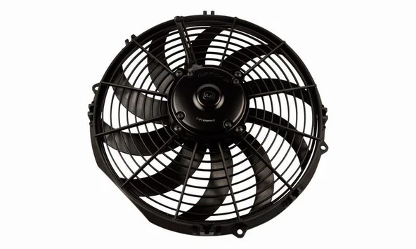 KORMAS UNİVERSAL FAN MOTORU 24V 12'' KOMPLE YASSI ORTA EMİCİ AKSİYEL FAN (HELİS FANLI) ürün görseli 1