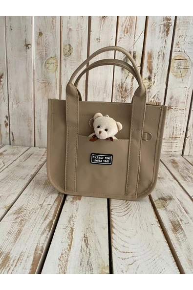 FHD BAGS Ayıcık Detaylı El, Kol Çantası, Omuz Çantası, Tasarım Çanta ürün görseli 1