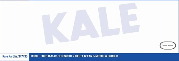 KALE FAN MOTORU DAVLUMBAZLI FORD FIESTA VI 1.6TDCI/1.5TDCI/1.4HDI 70PS EURO5 ürün görseli 1