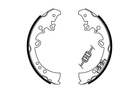 PABUÇ FREN BALATASI TOYOTA FORTUNER 2.4 DİESEL TURBO; FORTUNER 2.4 DİESEL TURBO 4×4; FORT UNER 2.5 4×4; FORTUNER 2.5 D-4D; FORTUNER 2.7; FOR ürün görseli 1