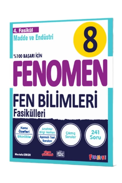 8. Sınıf Fen Bilimleri 4. Fasikül Madde Ve Endüstri ürün görseli 1