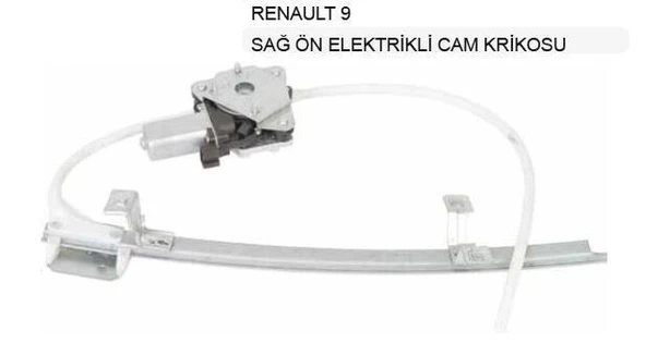 INWELLS CAM KRİKOSU ELEKTRİKLİ ÖN SAĞ  RENAULT R9-R11 44332 ürün görseli 1