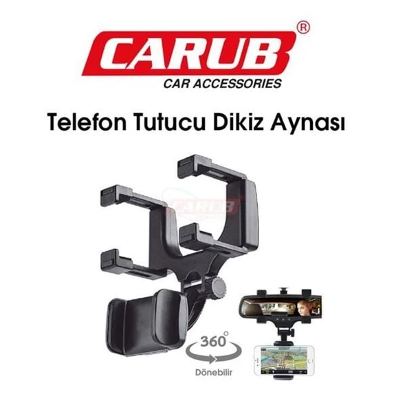 CARUB TELEFON TUTUCU DİKİZ AYNA TAKILAN ürün görseli 1