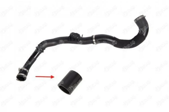 İBRAŞ TURBO HORTUMU PLASTİK BORU HARİÇ OK İLE GÖSTERİLEN KÜÇÜK HORTUM FORD TOURNEO CUSTOM V362 TRANSIT CUS TOM V362 FORD TRANSIT V363 ürün görseli 1