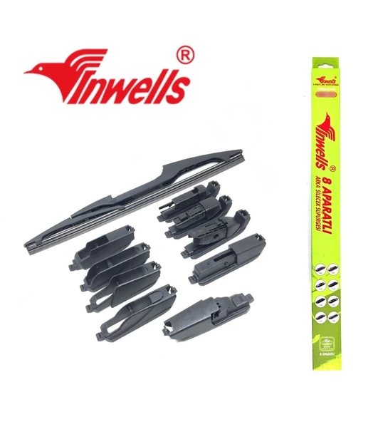 INWELLS 380 MM ARKA SİLECEK SÜPÜRGESİ 10 APARATLI ürün görseli 1