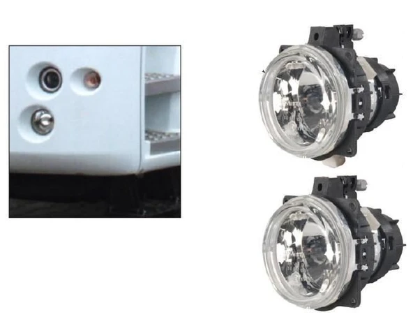 AYGERSAN FAR UZUN SPOT CADFACE 12V KAPAK+KABLO ÇİZGİSİZ CAMLI PEUGEOT J10 FORD KARGO BMC ürün görseli 1