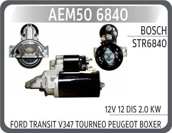 AEM MARS MOTORU FORD TRANSIT V347 TOURNEO PEUGEOT BOXER ürün görseli 1