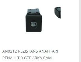 VERTEX REZISTANS ANAHTARI RENAULT R9 GTE ürün görseli 1