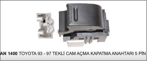 DODO ANAHTAR CAM AÇMA COROLLA 93-97 HILUX 2.4 - RAV4 - YARIS TEKLİ ürün görseli 1