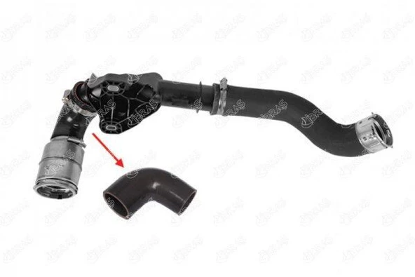 İBRAŞ TURBO HORTUMU (KÜÇÜK) RENAULT MASTER III OPEL MOVANO ürün görseli 1