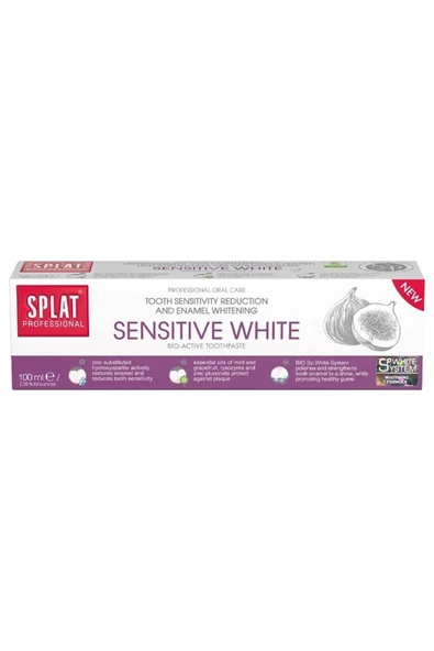 Splat Sensitive White Florür İçermeyen Diş Macunu 100 ml ürün görseli 1