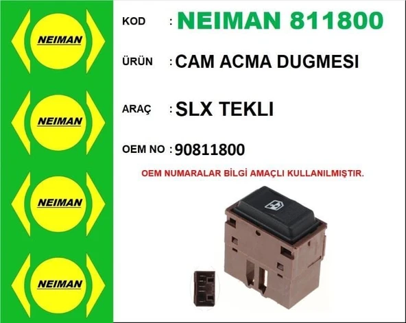 CAM ACMA DUGMESI FIAT SLX TEKLI ürün görseli 1