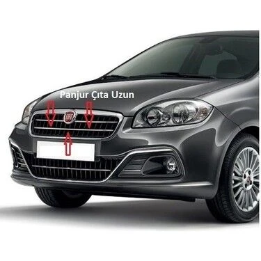 ESER ÜST PANJUR UZUN ÇITA KROM FIAT LINEA URBAN (65 CM) ürün görseli 1
