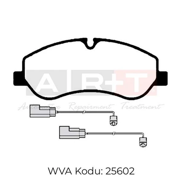 ART ÖN - İKAZ KABLOLU ÇİFT FİŞLİ BALATA FORD TOURNEO CUSTOM TRANSİT CUSTOM 2.2 (12-) TRANSİT 2.2 (14-) ürün görseli 1