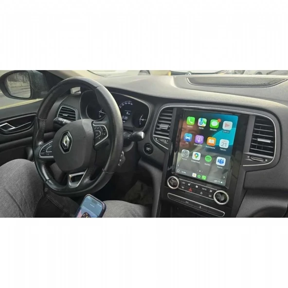 RENAULT MEGAN 4 İLE UYUMLU ANDROİD CARPLAY DİJİTAL KLİMA PANELLİ MULTİMEDYA ürün görseli 1