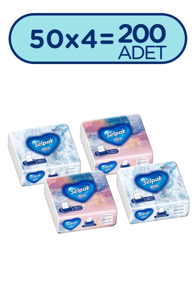 Selpak Go Çek-Al Havlu 4x50 Yaprak ürün görseli 1