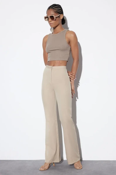Vizon Straight/Düz Kesim Dokuma Pantolon ürün görseli 1