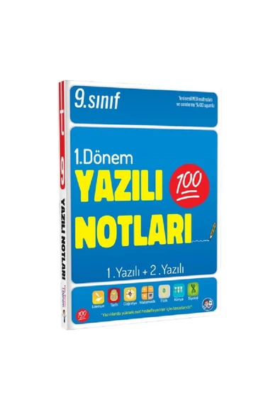 Tonguç 9. Sınıf Yazılı Notları 1. Dönem 1 Ve 2. Yazılı ürün görseli 1