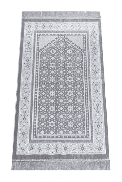 Kadife Seccade İnci Velvet Pearl - Gri ürün görseli 1