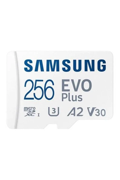 Samsung Evo Plus MB-MC256SA Class 10 UHS-I U3 A2 V30 256 GB Micro SD Kart Outlet ürün görseli 1