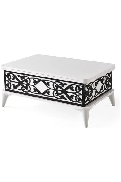 ZERENLAND 1214 Akıllı Sehpa, Sihirli Sehpa, Açılır Orta Sehpa, Büyüyen Sehpa 82*50cm ürün görseli 1