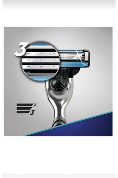 Gillette Mach 3 Start Bluestar Tıraş Makinesi + 3 Yedek Bıçak ürün görseli 1