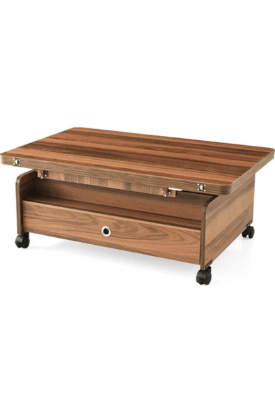 ZERENLAND 104 Akıllı Sehpa Çift Çekmeceli 3 Kademeli 6 Farklı Fonksiyonlu Sihirli Sehpa ürün görseli 1