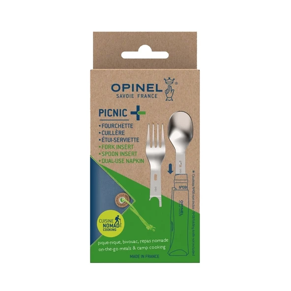 Opinel Picnic Plus Piknik Çatal & Kaşık Seti - Resim 2