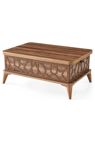ZERENLAND 1315 Akıllı Sehpa, Sihirli Sehpa, Açılır Orta Sehpa, Büyüyen Sehpa 82*50cm ürün görseli 1