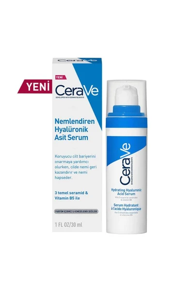 CeraVe Nemlendiren Hyalüronik Asit Serum 30 Ml - SKT:12M ürün görseli 1