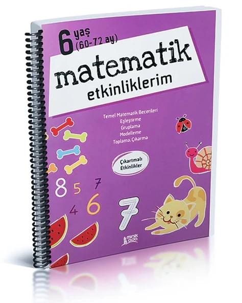 6 Yaş Matematik Etkinliklerim Erdem Yayınları ürün görseli 1