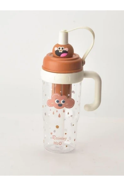 Tohana H2o Sevimli Desenli Polikarbon Matara 1000 ML ürün görseli 1