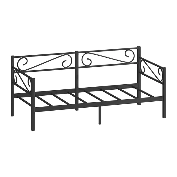 Luna Daybed 100X200 cm Siyah Renk - Resim 4