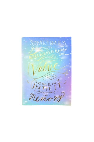 Be Amazing Mottolu Çizgisiz Defter - Resim 3